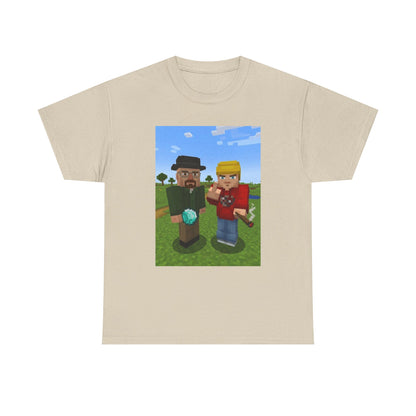 Pixelated Duo In The Green Field Tee