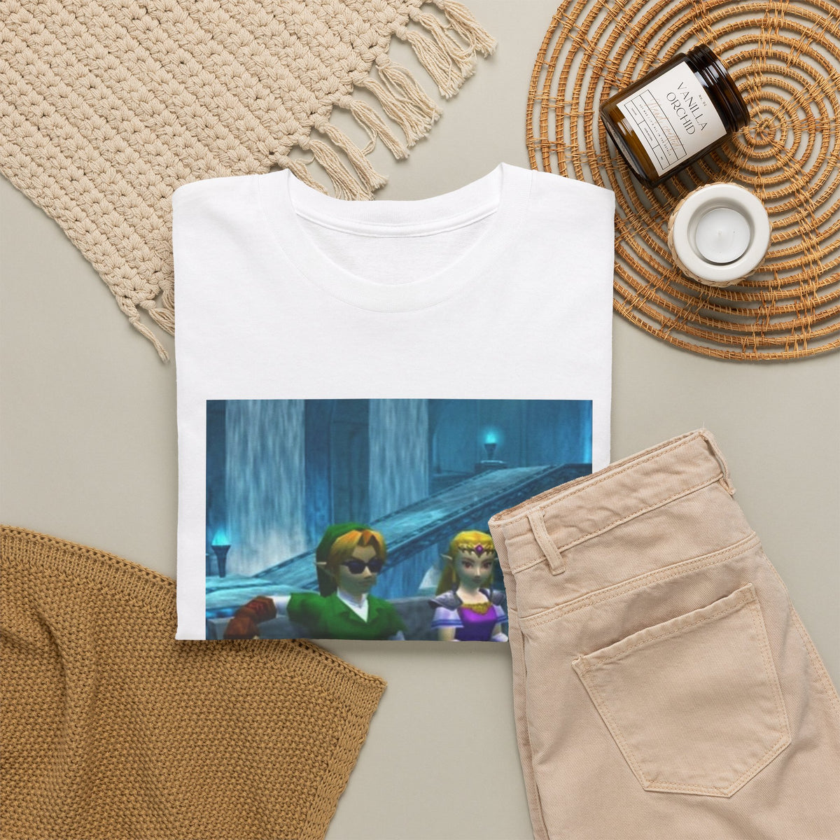 Link And Zelda Chilling In Zora's Domain
