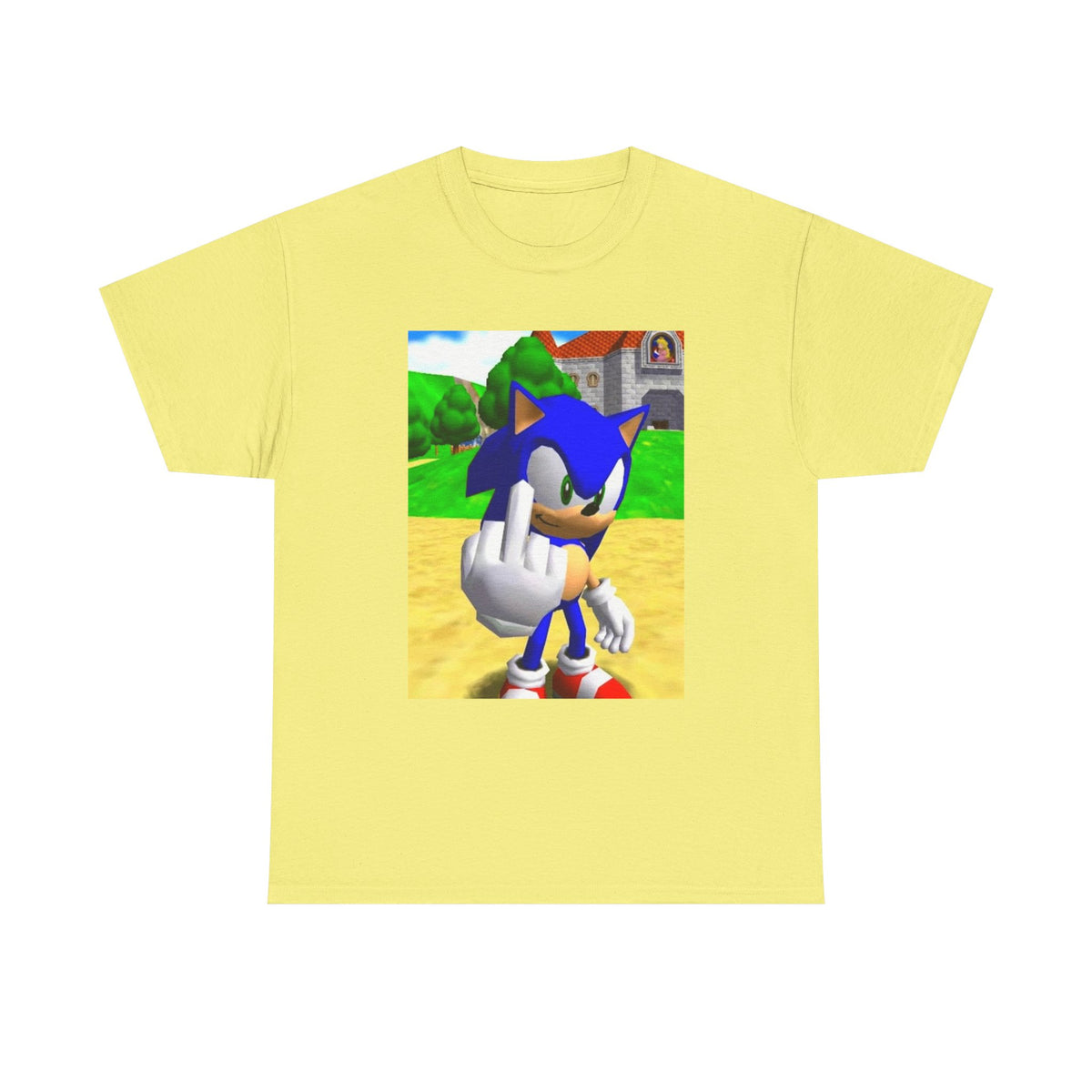 Sonic Flipping The Bird Tee