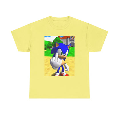 Sonic Flipping The Bird Tee