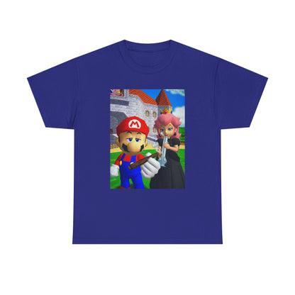 Mario And Peach Chilling At The Castle