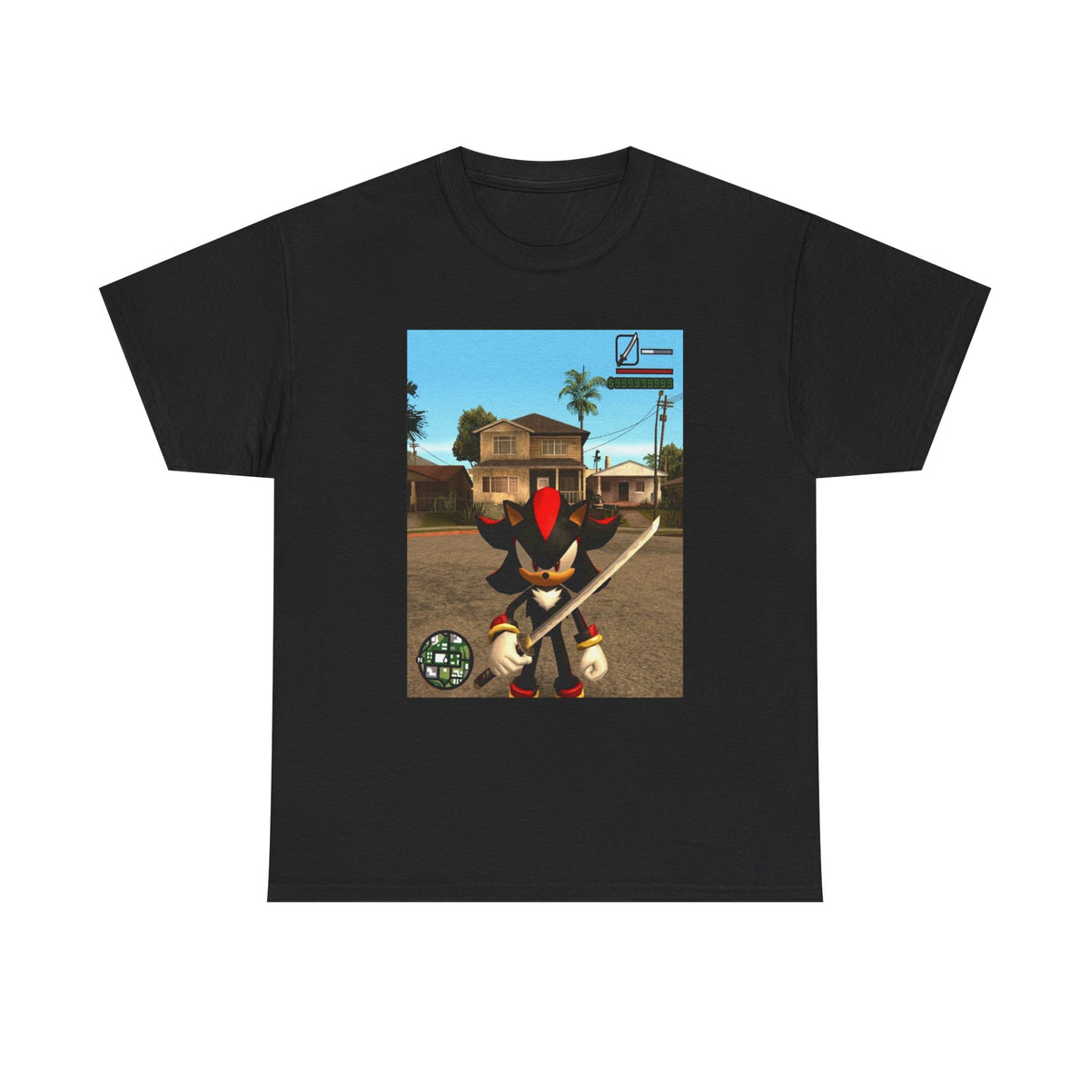 Shadow The Hedgehog Wielding Katana In San Andreas