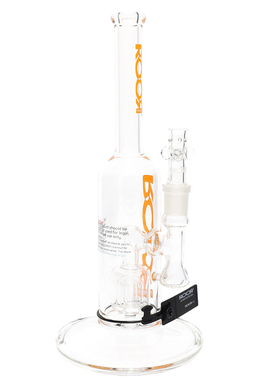 ROOR Tech Stemless Straight Tube Bong – Barrel Perc – 12″