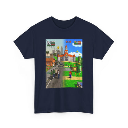 GTA San Andreas Meets Mario Mashup Tee