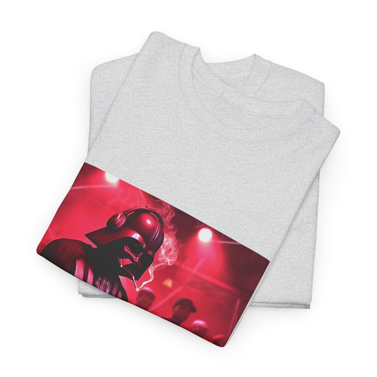 Darth Vader DJ Mixing And Smoking Tee