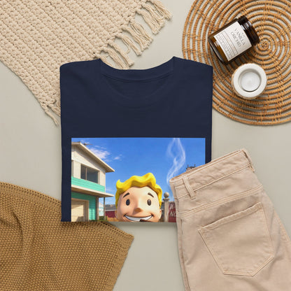 Vault Boy Smoking Blunt In Nuketown