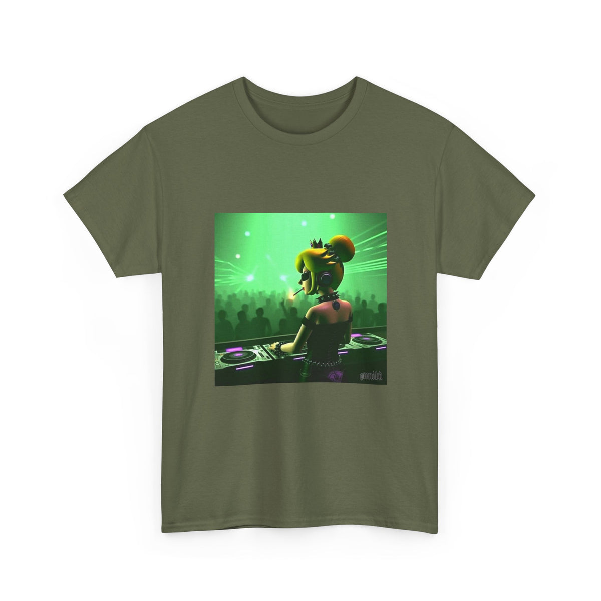 Punk Princess DJ Spinning Tracks Tee