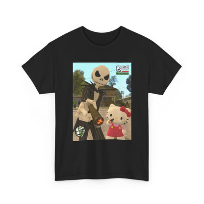 Jack Skellington And Hello Kitty Smoking Blunts (Design 3)