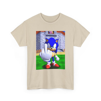 Sonic Flipping Off In The Castle Grounds