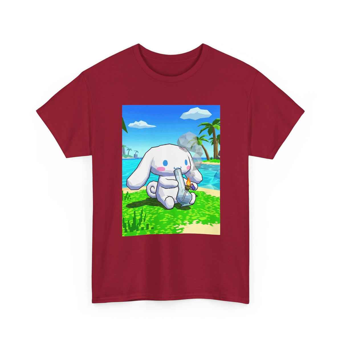 Cinnamoroll Chilling With Bong On Island