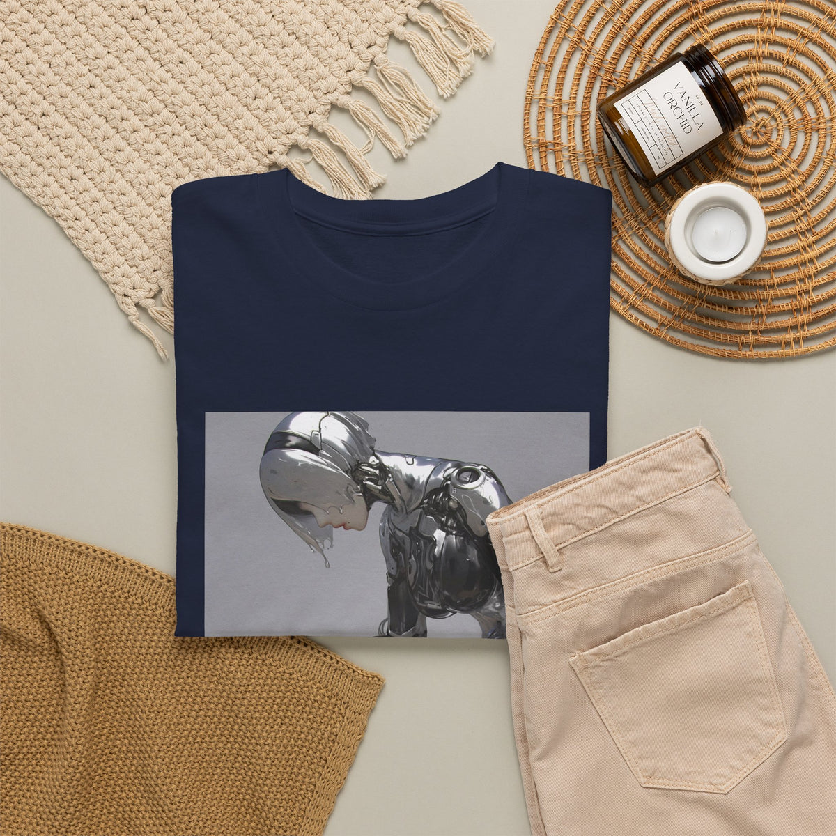 Liquid Chrome Flow Tee