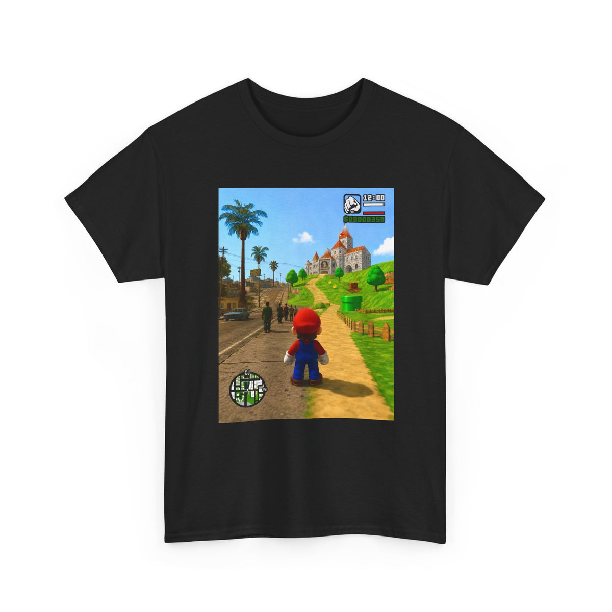 Mario Exploring San Andreas Streets