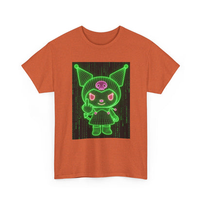 Kuromi Flipping The Bird Matrix Tee