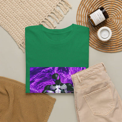 Symbiote Spider-Man Chilling with Lean Tee