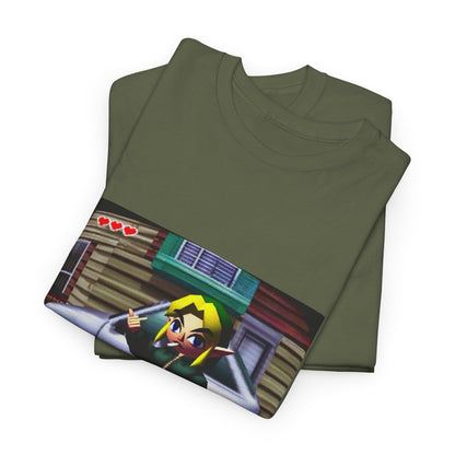 Link Smoking And Flipping The Bird Tee