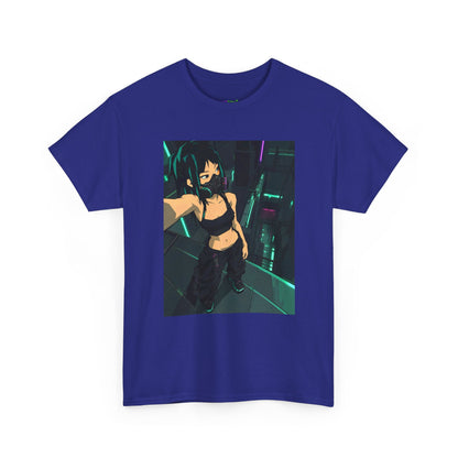 Green Horizon Blur Graphic Tee