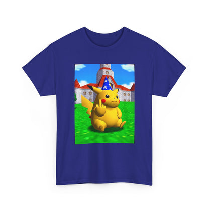 Salty Pikachu Giving The Middle Finger Tee