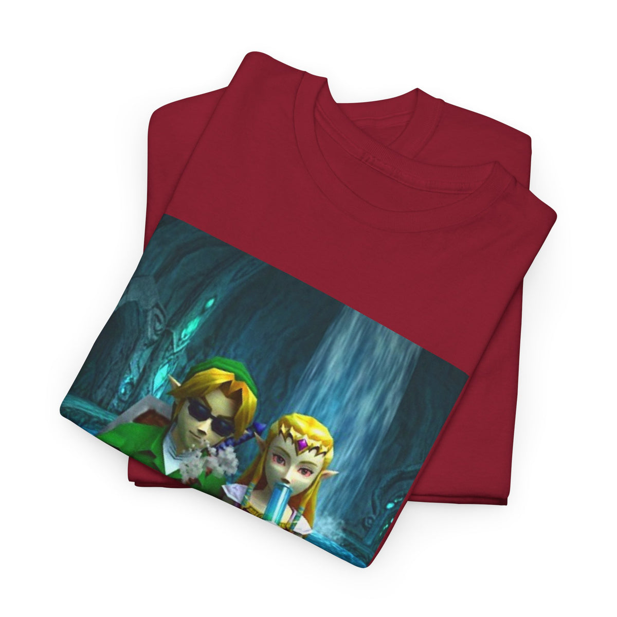 Link And Zelda Hitting The Stash