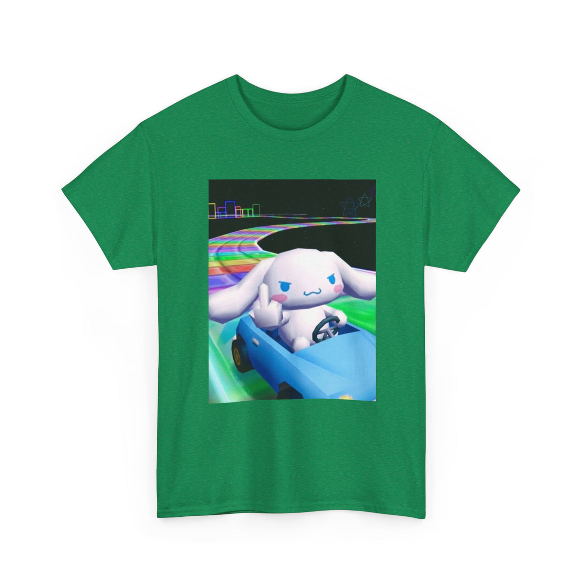 Cinnamoroll Kart Race Middle Finger Tee