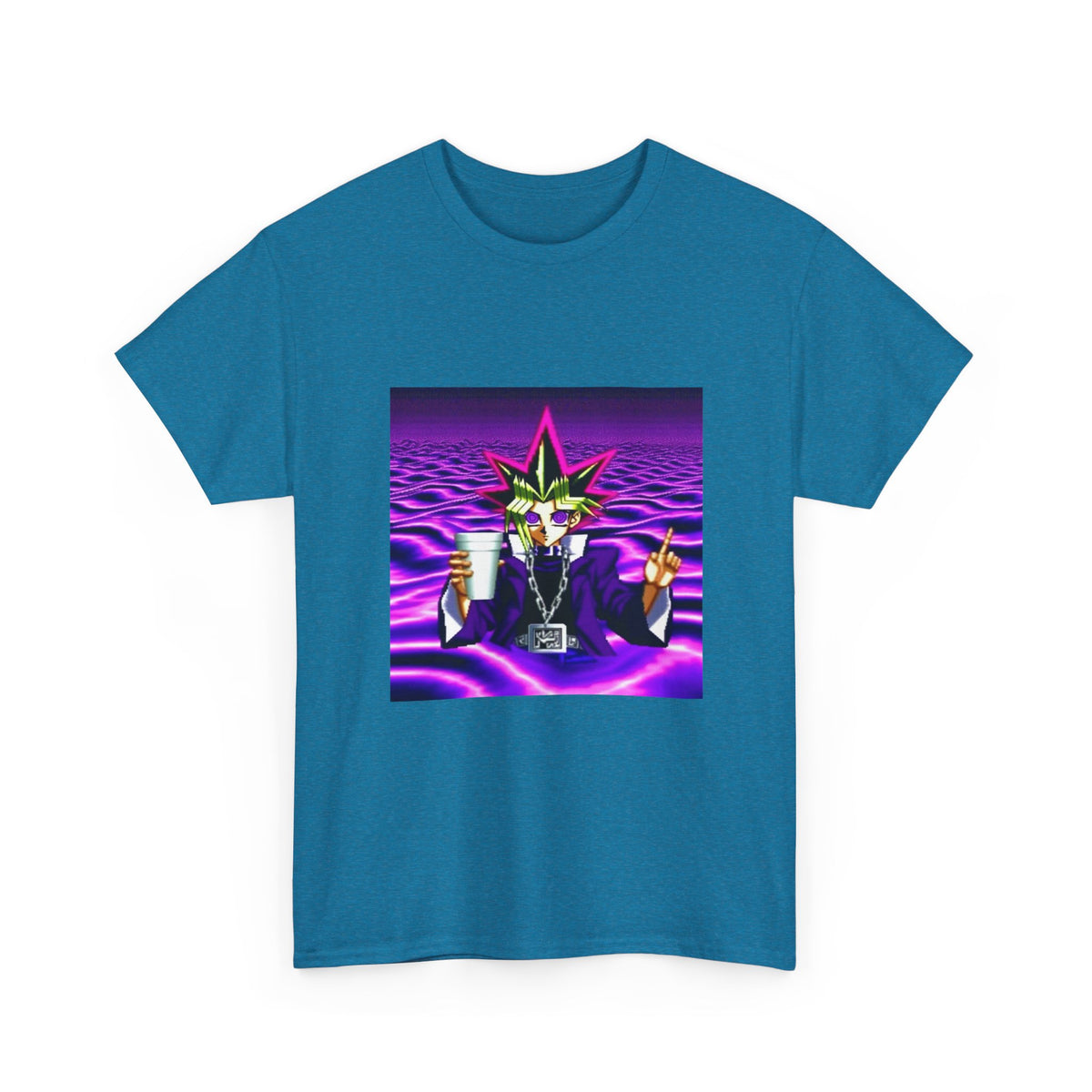Yami Yugi Sipping Lean In Cyber Purple