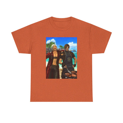 Dante and Leon Grilling Island Burgers Tee