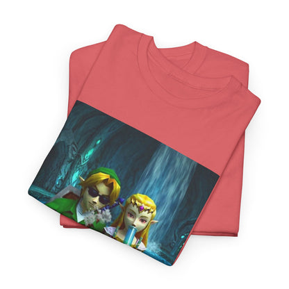 Link And Zelda Hitting The Stash