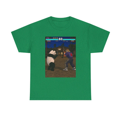 Panda And King Smoking Cigars Street Fight Tee