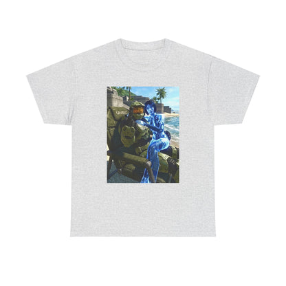 Master Chief and Cortana Beach Relaxing