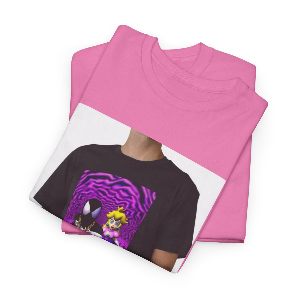 Symbiote And Princess On Purple Swirls