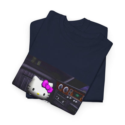 Kitty Pouring Purple Drank In Car Tee