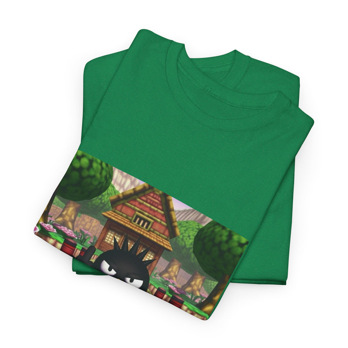 Grumpy Black Bird Flipping Off Tee
