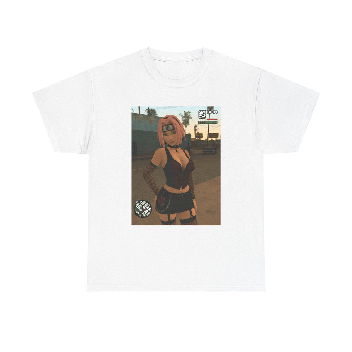 Sakura Haruno In GTA Style Tee