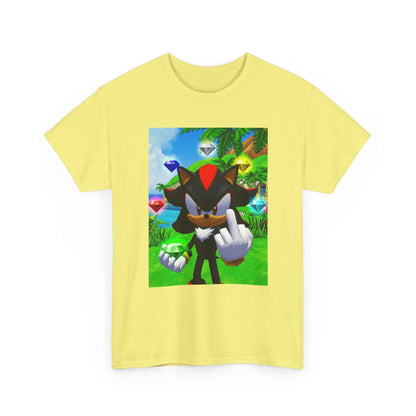 Shadow The Hedgehog Flipping The Bird Tee