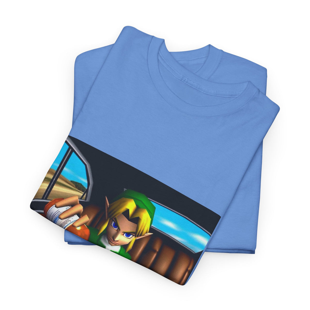 N64 Link Pouring Purple Lean Tee
