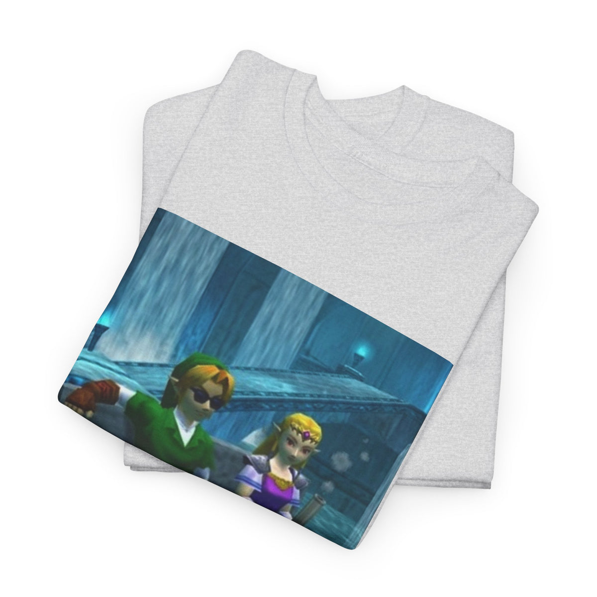 Link And Zelda Chilling In Zora's Domain