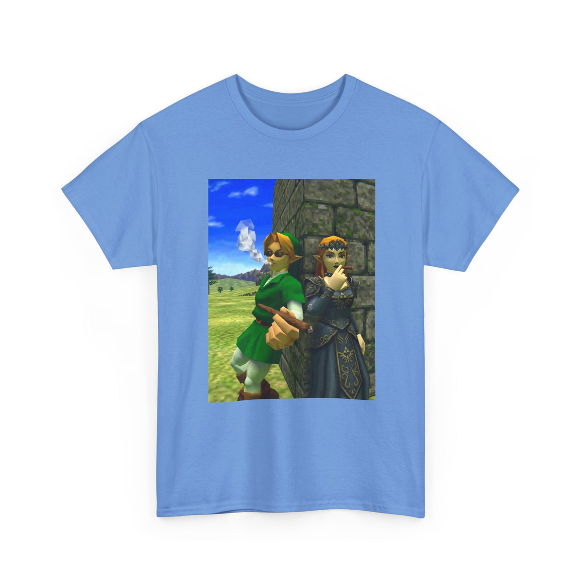 Link And Zelda Smoke Blunts Tee