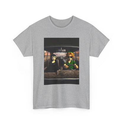 Link And Zelda Cruising And Smoking