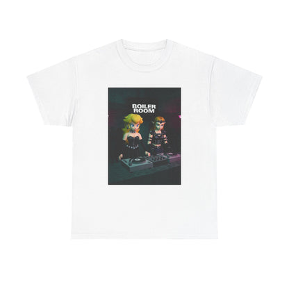 Gothic Peach and Zelda DJing Boiler Room Tee
