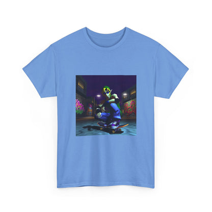 Skater Link Smoking In Neon Alley Tee