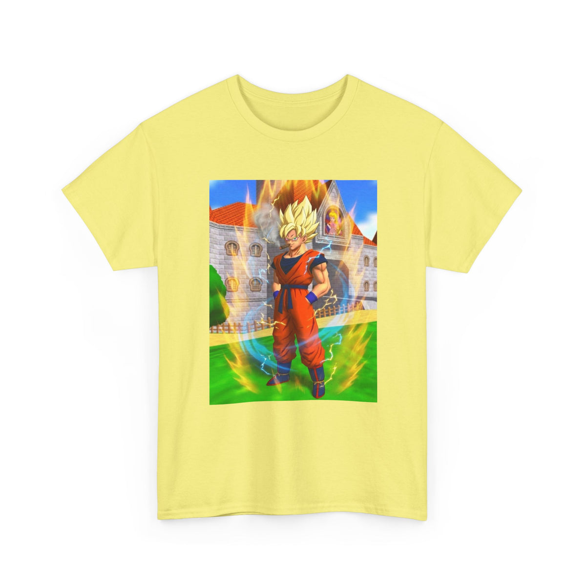 Super Saiyan Smoking A Blunt Tee