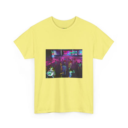 Neon Ember Flow Graphic Tee