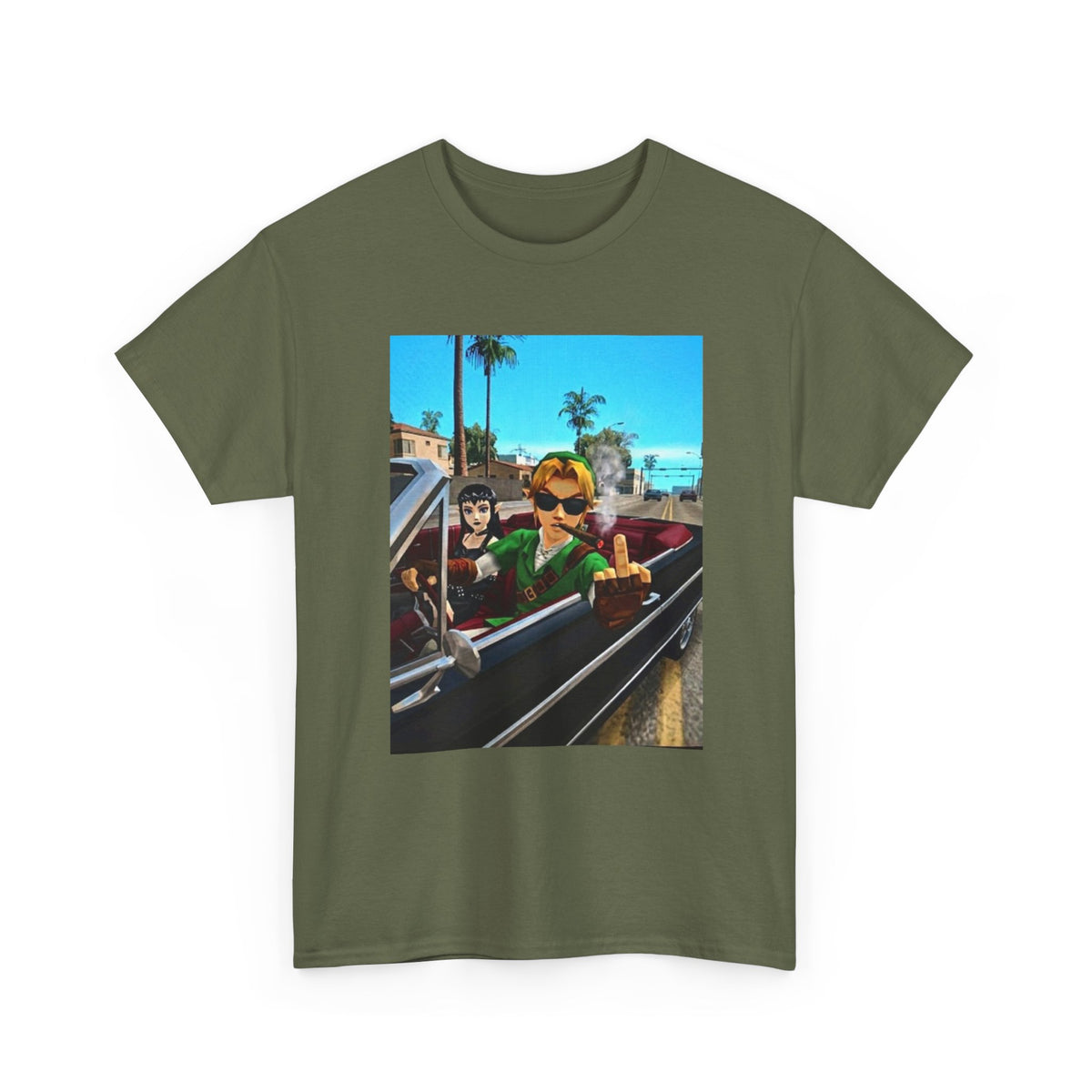 Gamer Legend Cruisin' And Flippin' The Bird Tee