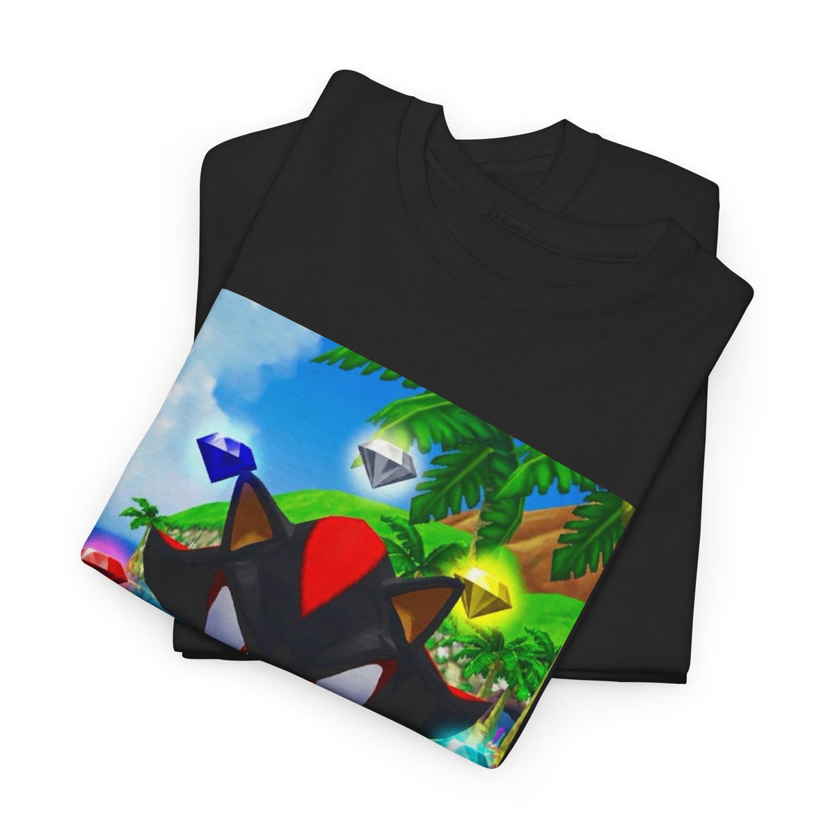 Shadow The Hedgehog Flipping The Bird Tee