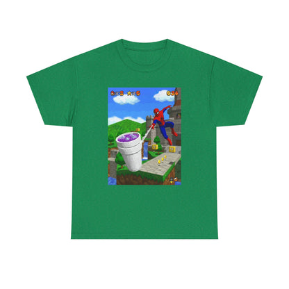 Spidey Swings With Lean In Mario World Tee