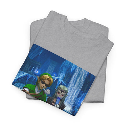 Stoner Link and Zelda Chillin' in Zora's Domain