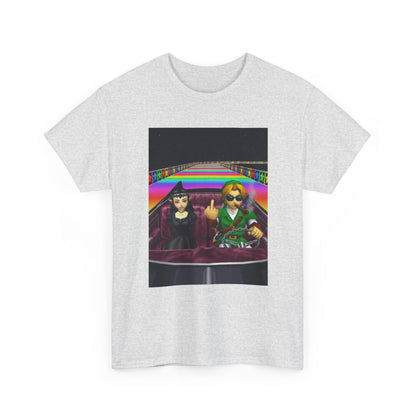 Link And Malon Driving Rainbow Road Tee