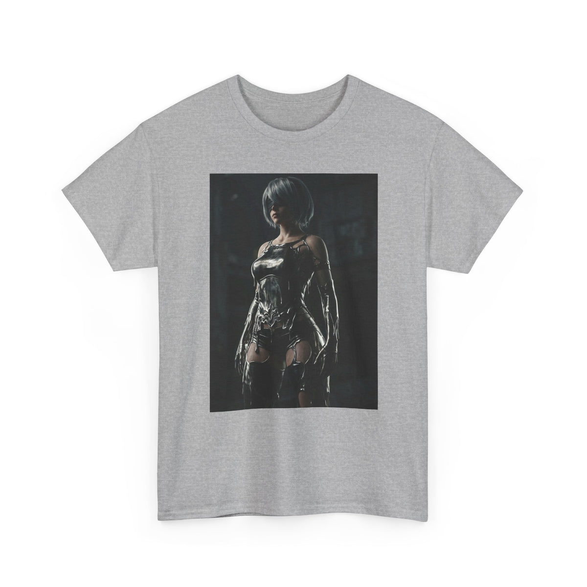 2B In Oozing Black Slime Outfit