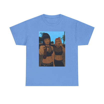 Anime Girls Sharing A Smoke Tee