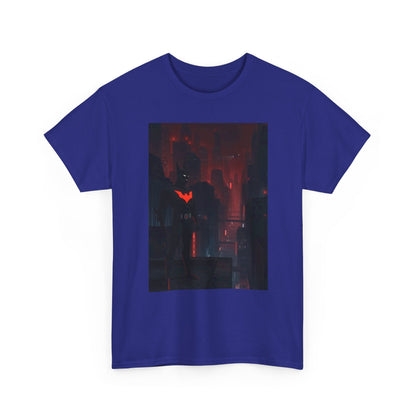Cyberpunk Bat Hero In Neon City Tee