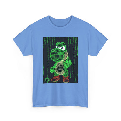 Wireframe Yoshi Flipping The Bird Tee